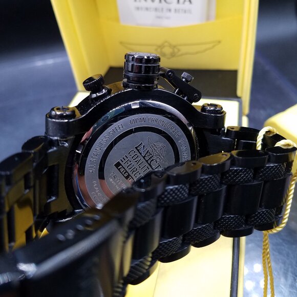 Invicta Men’s Coalition Forces Quartz Watch – 52mm Black Stainless Steel Case - Picture 6 of 9